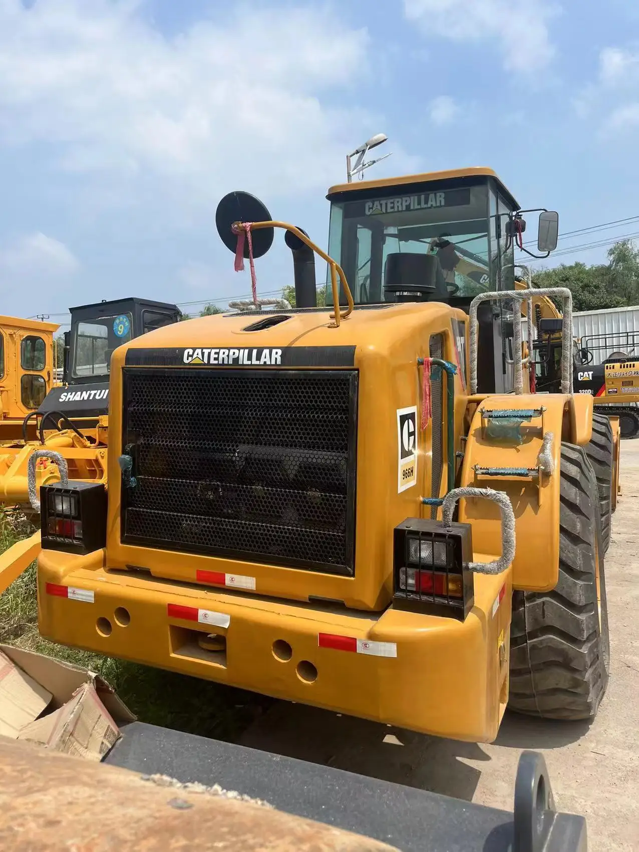 Погрузчик Caterpillar CAT966H оригинальный CAT 966H большой 6-тонный колесный погрузчик для продажи
