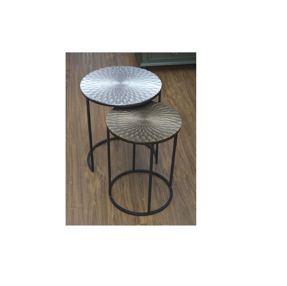 Home decor Gold Coffee High Quality Metal Marble Round Side Table, Marble Side Table With Metal Frame