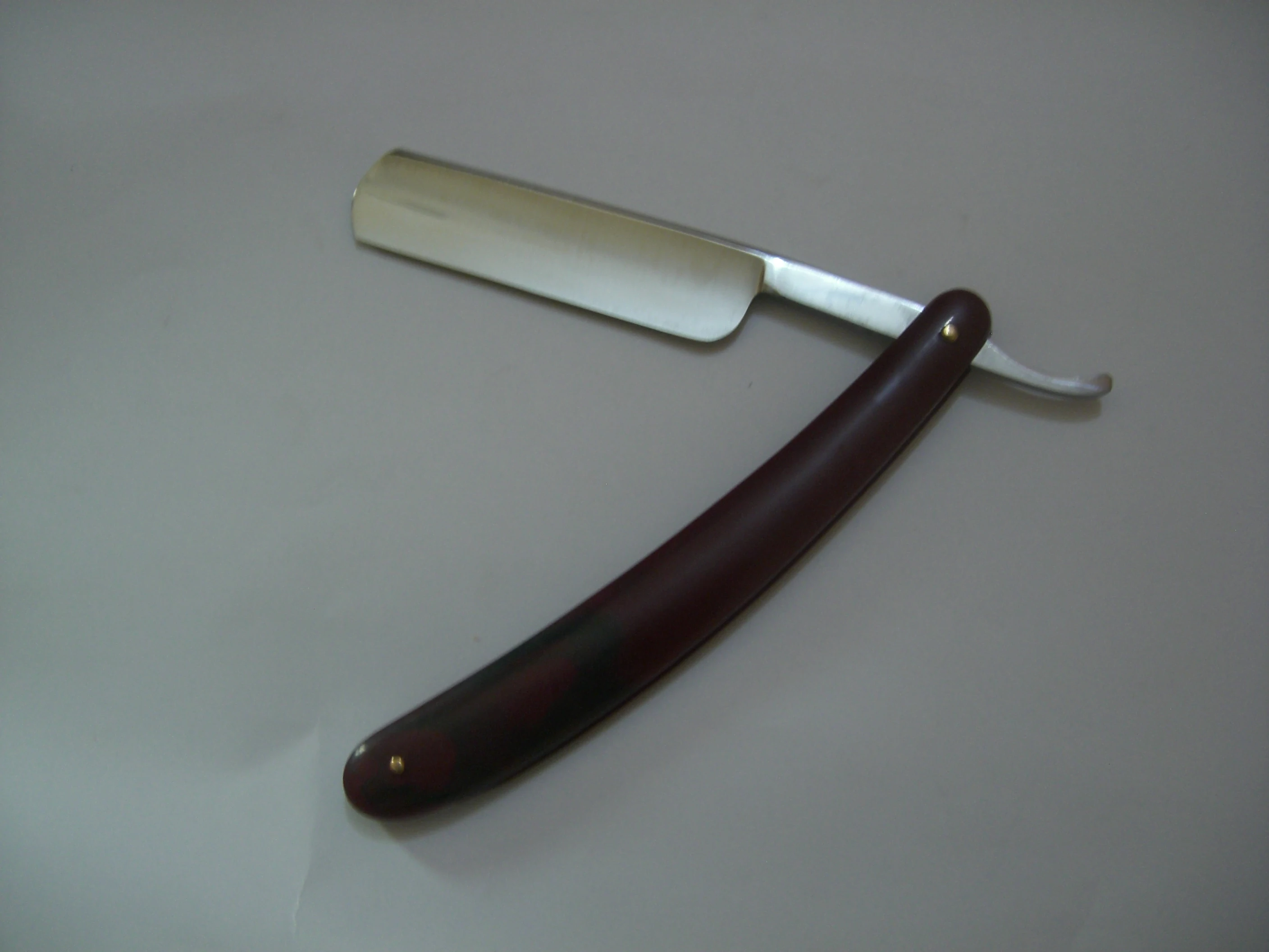 Barber Razor High Carbon Steel Beard Manual Razors Wooden Handle Blade razor With Customized logo