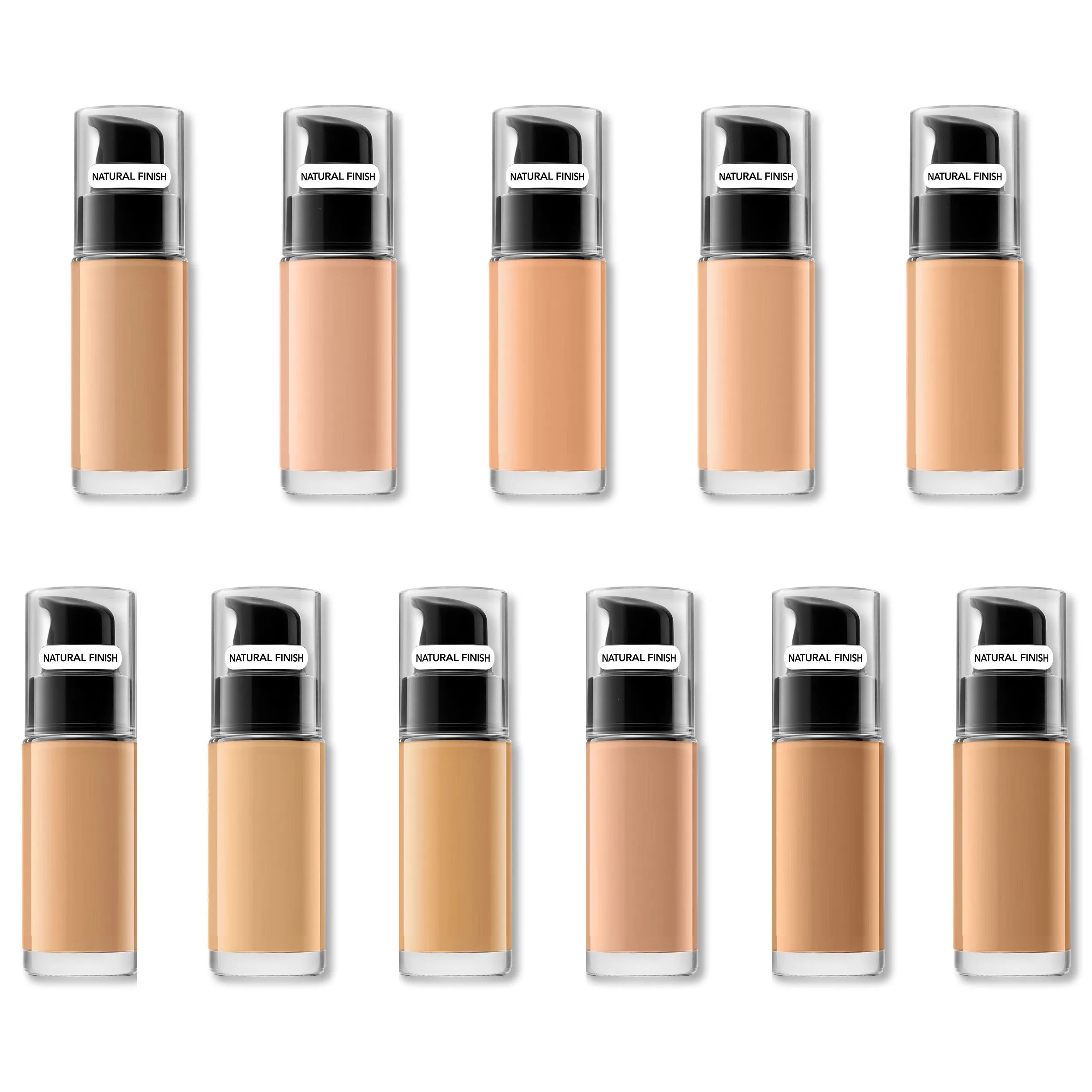 Vegan Full Coverage Liquid Foundation Natural Finish Private Label Cruelty Free Makeup Vendor
