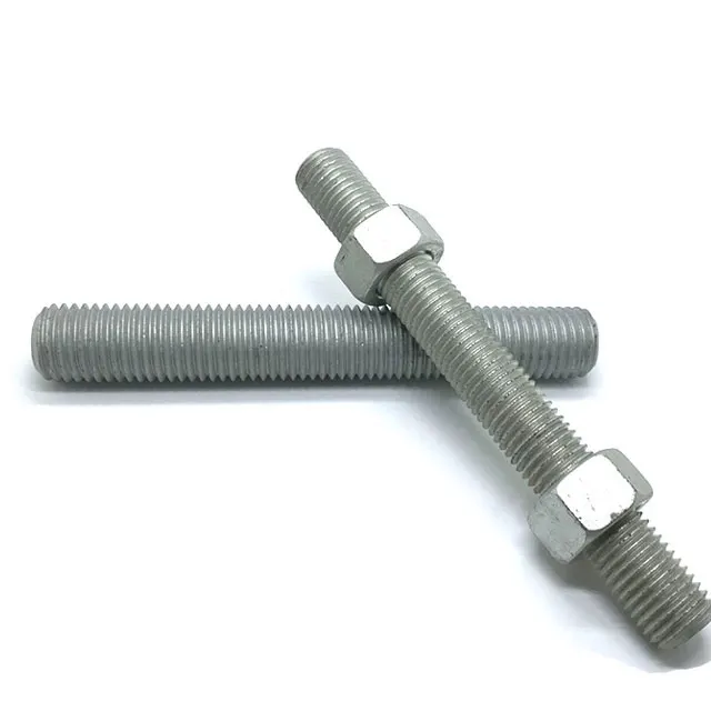 DIN975 High-Quality Stainless Steel Galvanized Screw Threaded Rods: 304, 316, A2-70, A4-70
