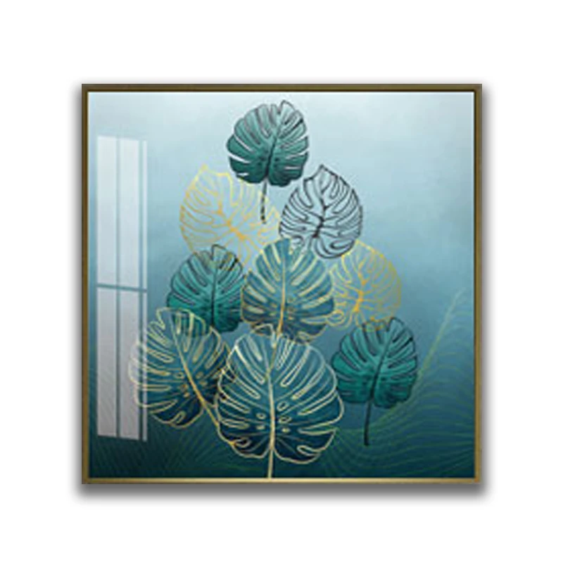 Оптовая продажа животных Белая лошадь современный стиль рамка Хрустальная фарфоровая живопись для настенного декора