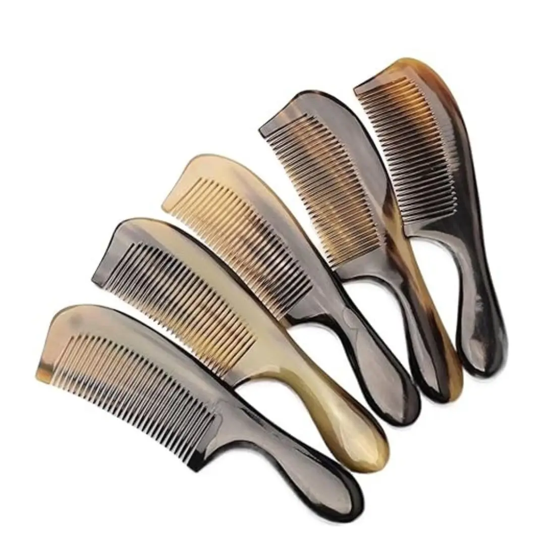 Handmade Antique Quality Natural Horn Comb Super Comb for Hair Beard Buffalo Ox Horn Polished Technique Wholesale Hot Selling