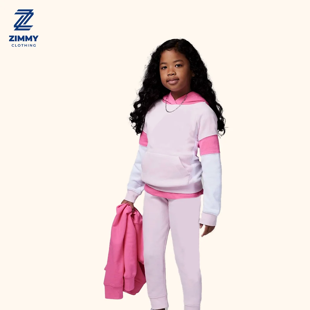 Winter new girls 3 piece clothing set Polyester Woolen clothes Winter Children underwear set