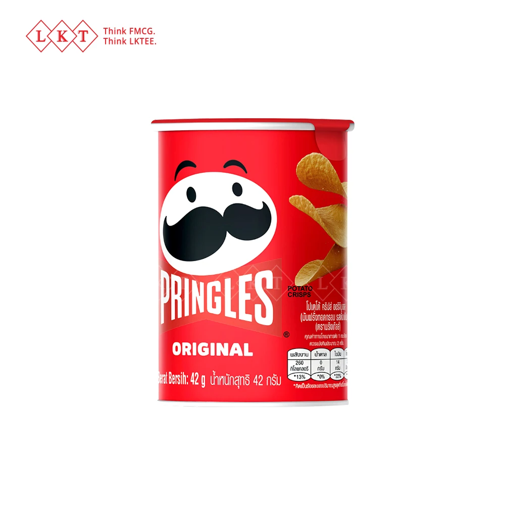 Potato Chips 42G Original Canister Exotic Snacks Direct Factory Export from Malaysia Wholesale Halal Certified