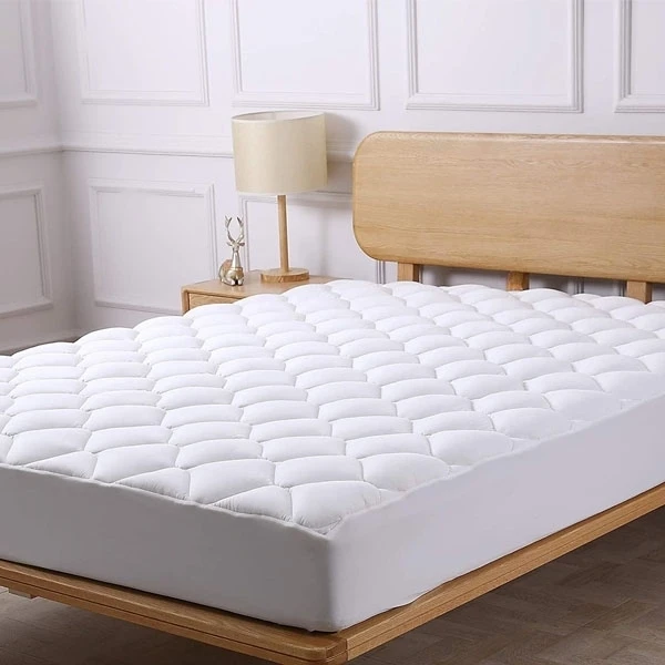 Oeko Tex Certified 100% Cotton Terry Custom Printed Waterproof Mattress and Pillow Protector Elastic Fitted Borders