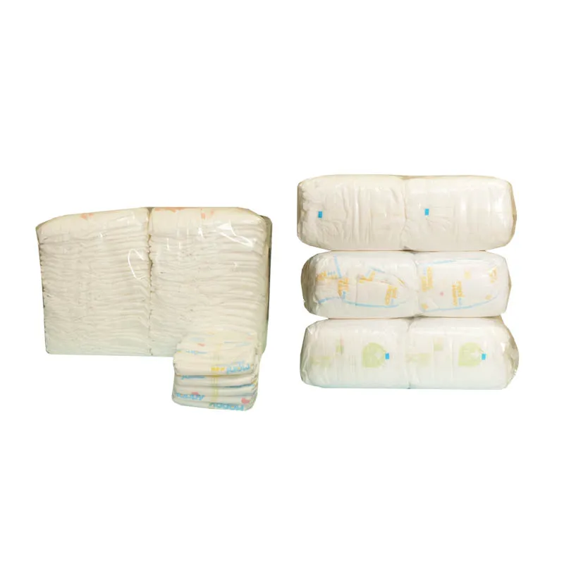 Factory reject cute wholesale baby nappy Stocklots Disposable grade B baby Diapers in bales