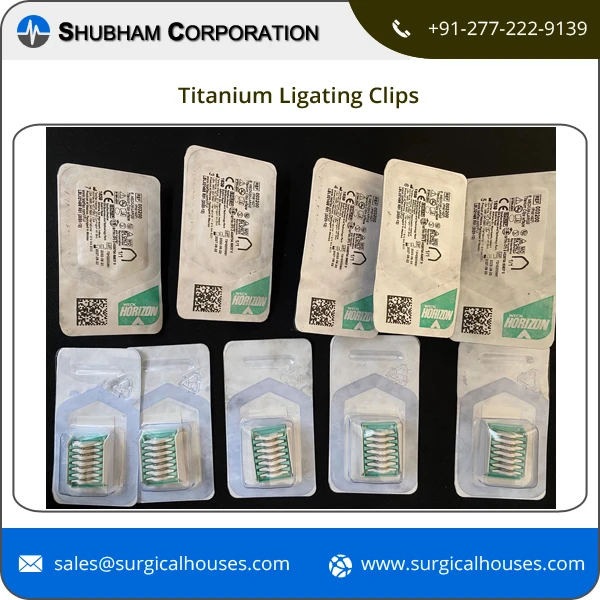 Factory Direct Sale Top Quality Sterile Laparoscopic Surgical Instruments Titanium Clips Clips Applier Ligation Clip