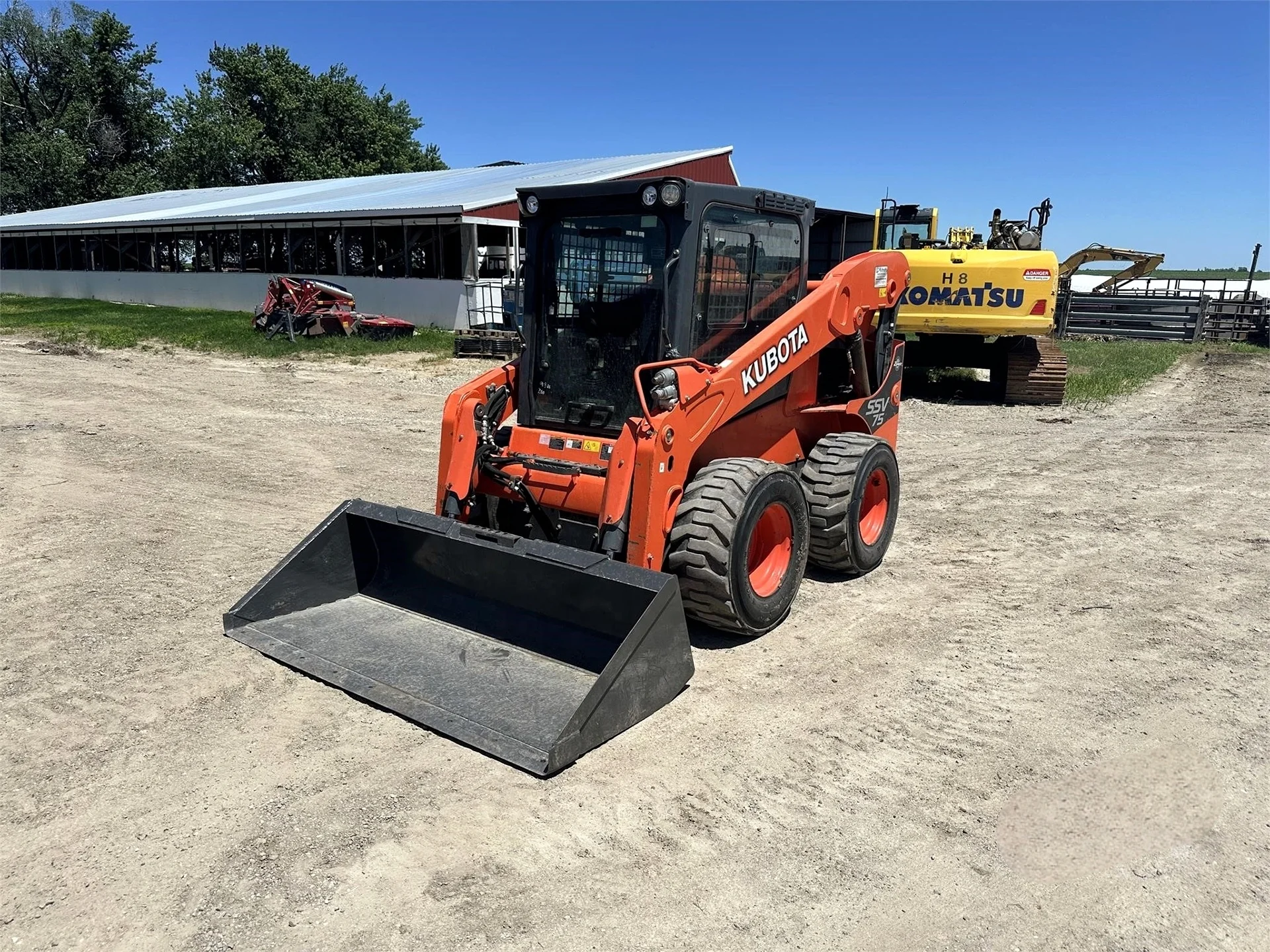 Hot Product Second Hand 2020 Kubota SSV75 Wheel Skid Steer Loader in Good Condition For Sale