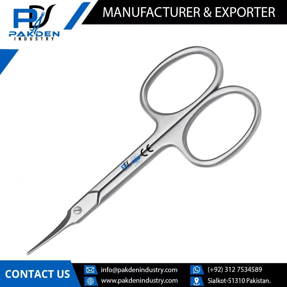 Latest Design Customized Logo Professional Stainless Steel Fine Point Cuticle Scissors / Best Selling Fine Point Cuticle Scissor