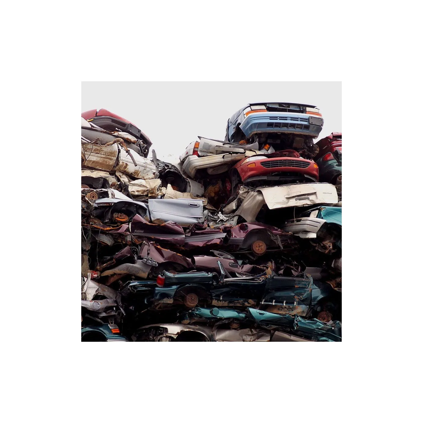 clean used car scrap ideal for reducing waste and promoting sustainability in the automotive industry Aluminum scrap