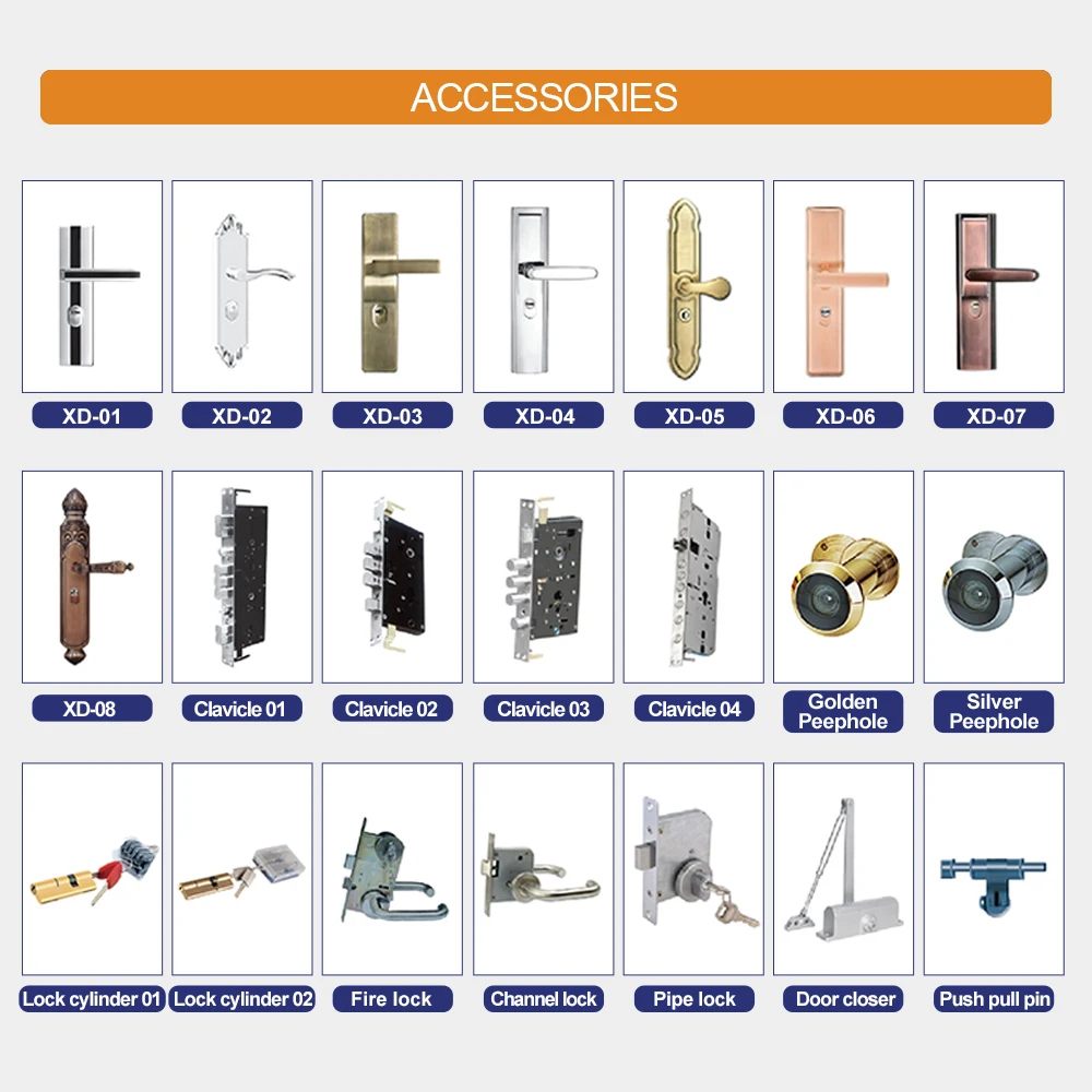 Industrial Customization Excellent Quality Steel Exterior Door Residential Use Single Metal Door with Good Quality Hardware