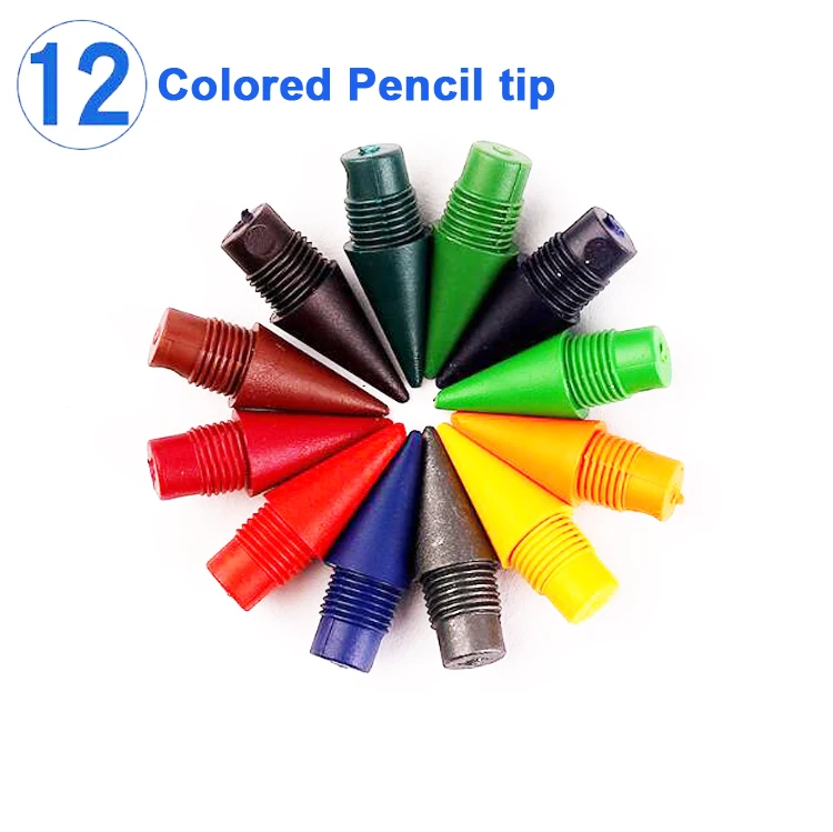NP060  Colored Pencils 12 Color Plastic Pencils Environmentally Friendly And Durable Colored Pencils With Eraser