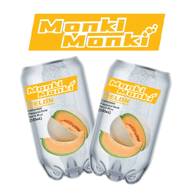 Hot Selling Online Beverage Monki Monki Fruity Soft Drink Carton Halal Certification Carbonated Soft Drink Asian Manufacturer