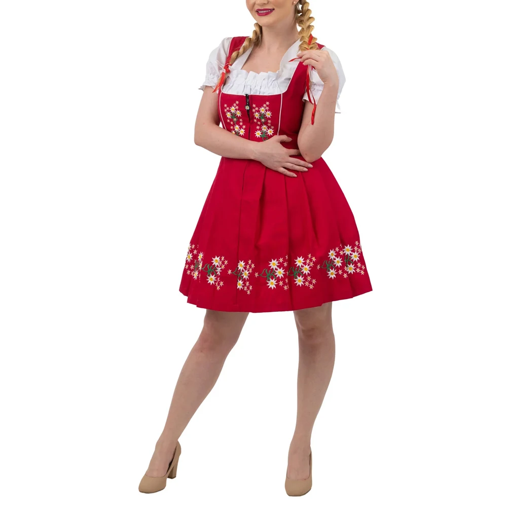 Wholesale Best Supplier Custom OEM Design Women Dirndl Dress / Custom Made Lightweight Women Dirndl Dress