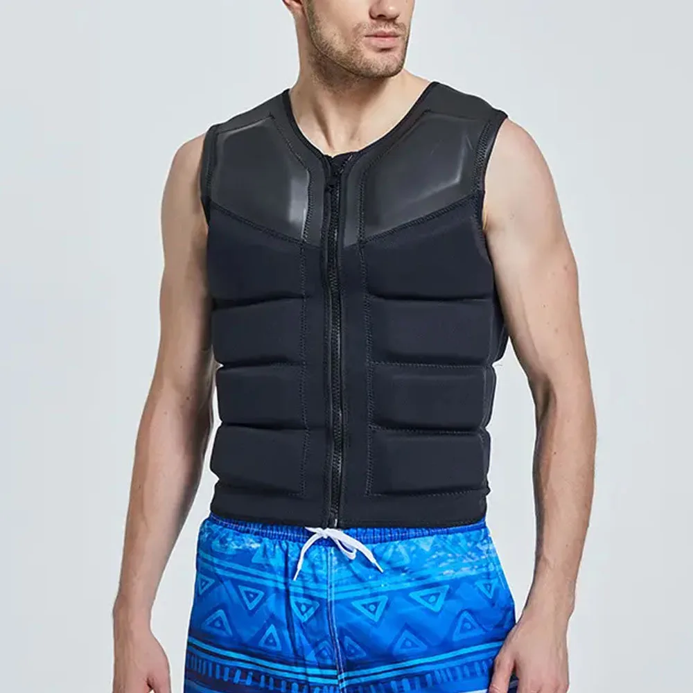Factory Cheap Adult Life Vest Unisex Surfing Safety Vest Custom Life Jackets with Rescue Whistle Neoprene Life Vest Jacket Adult
