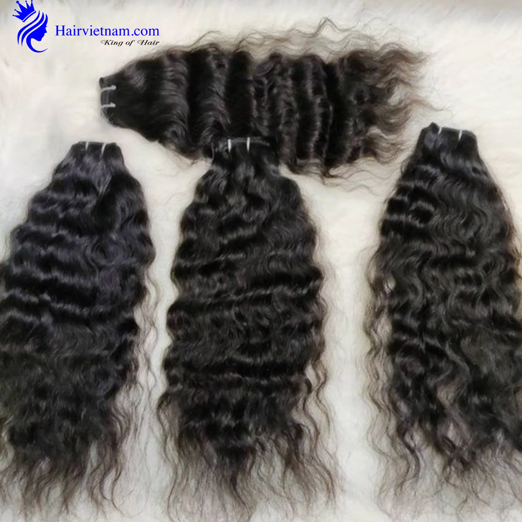 Top natural curly hair high quality no tangle by Vietnam manufacturer professional fast shipping