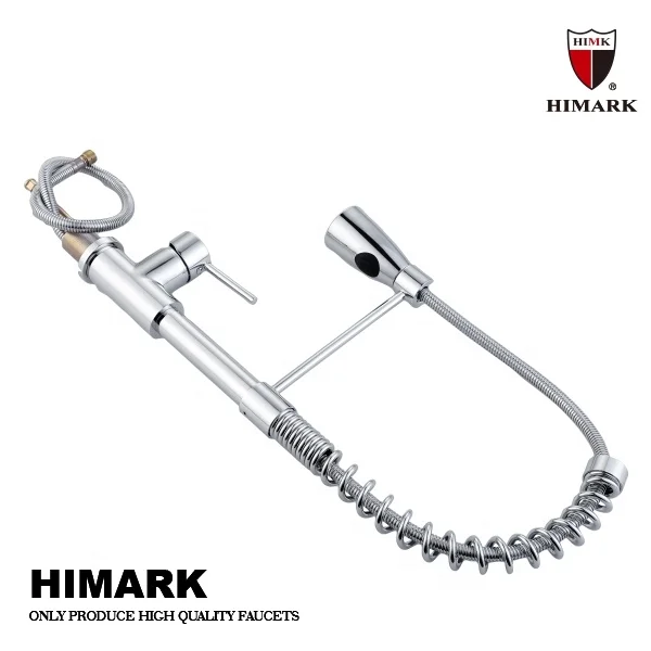 HIMARK deck mounted hot and cold spring pre rinse commercial sink faucet