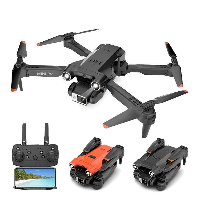 MINI E63 Drone Obstacle Avoidance Optical Flow Location WiFi FPV With 4K Dual HD Camera Foldable Quadcopter Kid Toys Gifts