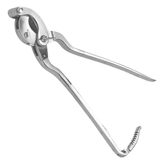 Serra Emasculator ветеринарный инструмент 14 дюймов из нержавеющей стали храповик кастрация животных с модифицированной иглой шприца