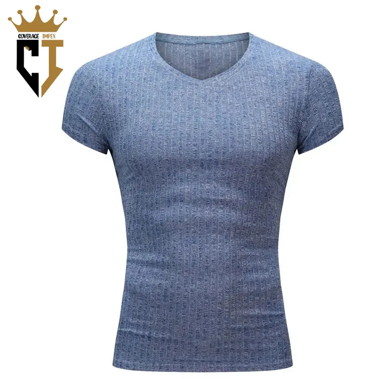 Men O-Neck collar printing logo short sleeve Drop Shoulder polyester t- shirt for men