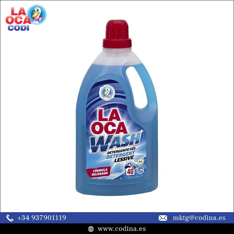 High Quality LA OCA WASH 2 Liters Liquid Laundry Detergent Superior Wash Clothes Available at Discounted Market Price