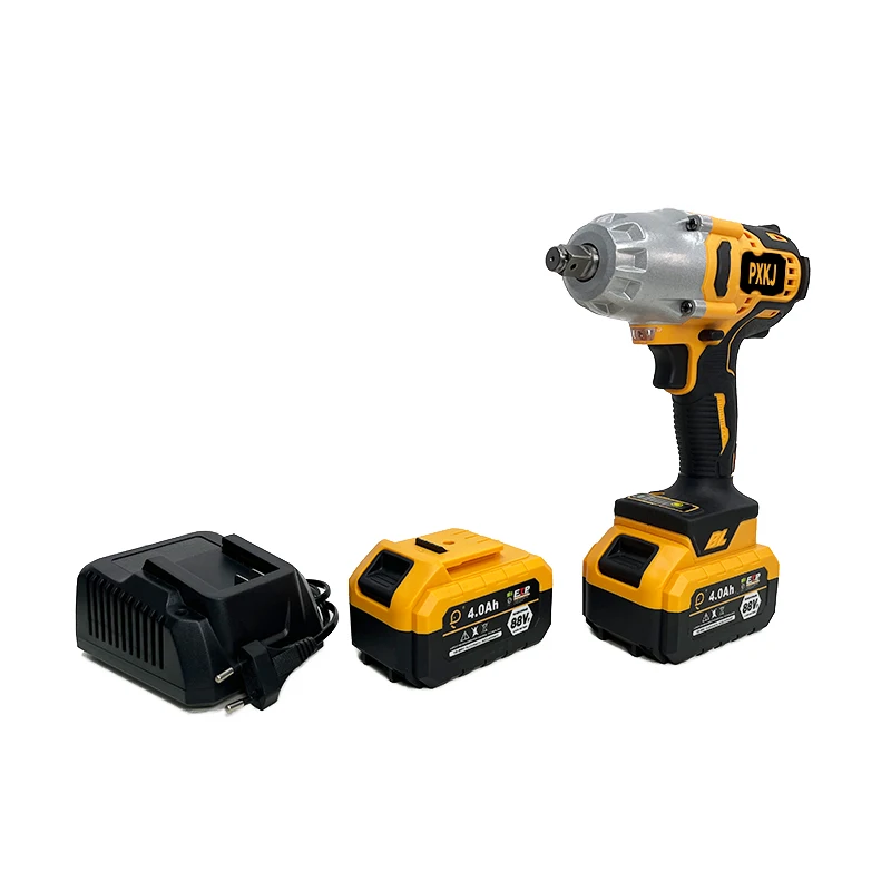 OEM 21V/36V Industrial cordless brushless power tools set 600Nm high torque Impact wrench for auto vehicle repair