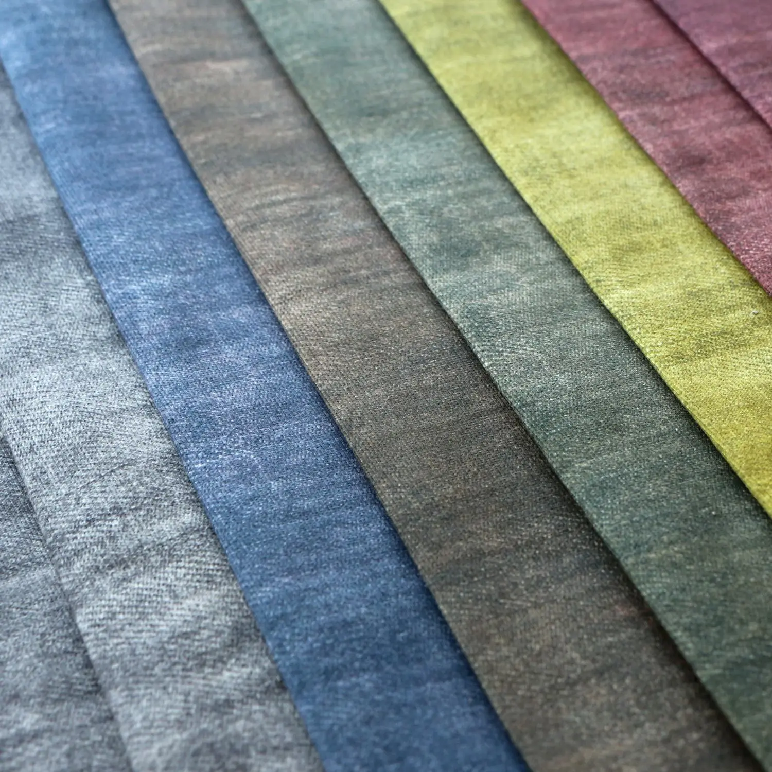 High Quality Wholesale Home Textile oil painting looking  Velvet Fabric For Sofa Furniture