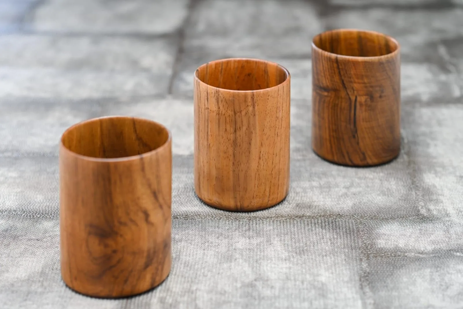 Wholesale Wooden Whiskey Glasses Classic Design Drinking vodka wooden Glasses for customized size sale