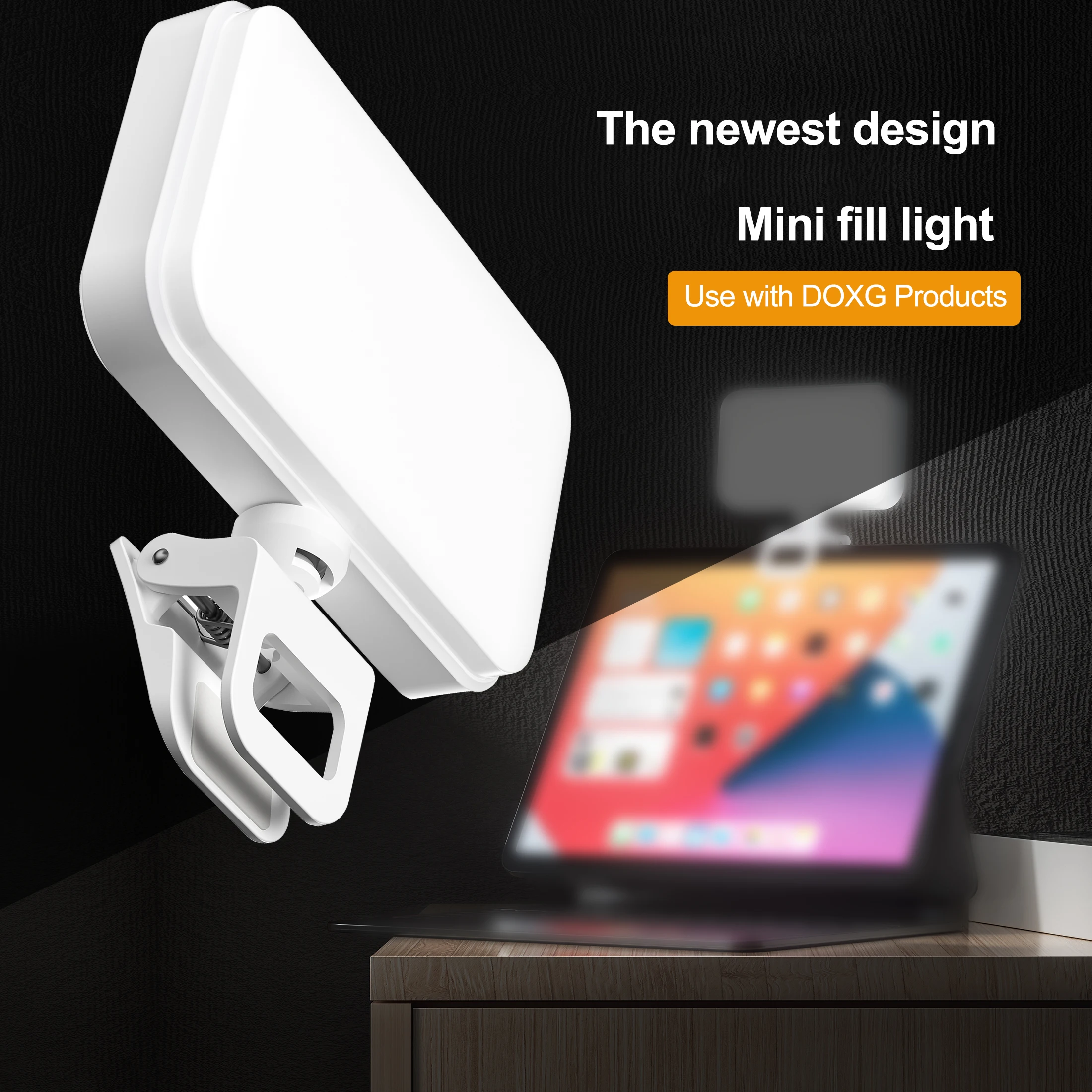 Прямоугольный светодиодный зажим для селфи