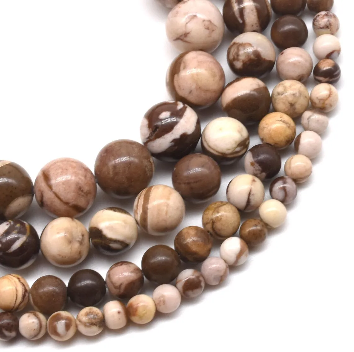 stone beads australia zebra jasper beads strand stone jewelry Loose Smooth gemstone healing crystal necklace beads wholesaler