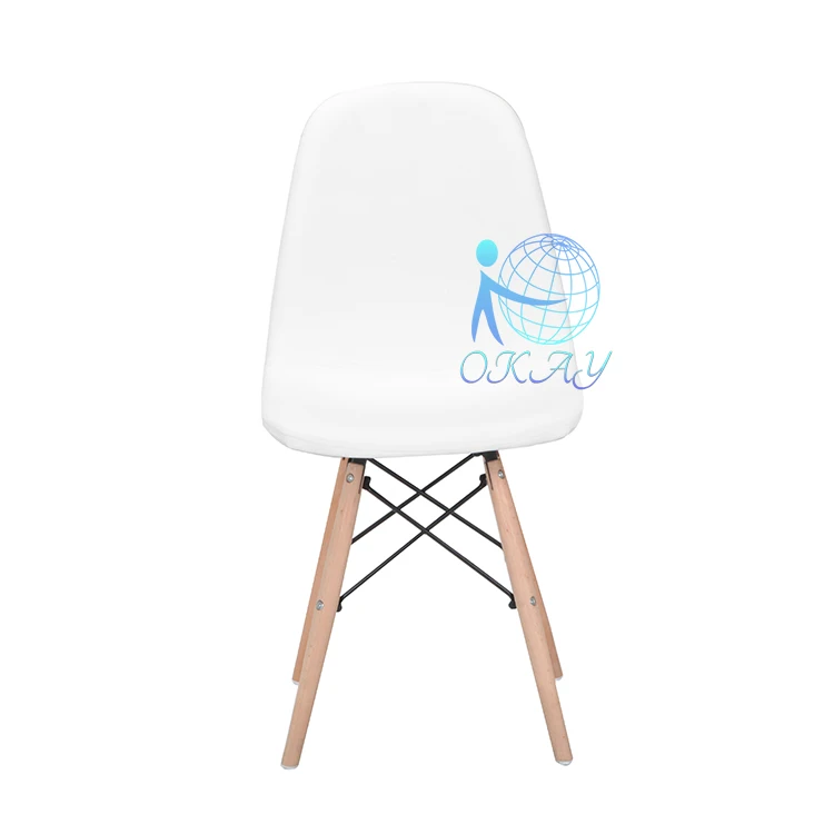 Garden Chairs Functional Furniture Dinner Chairs with High Backrest Wooden Legs Wholesale Chairs