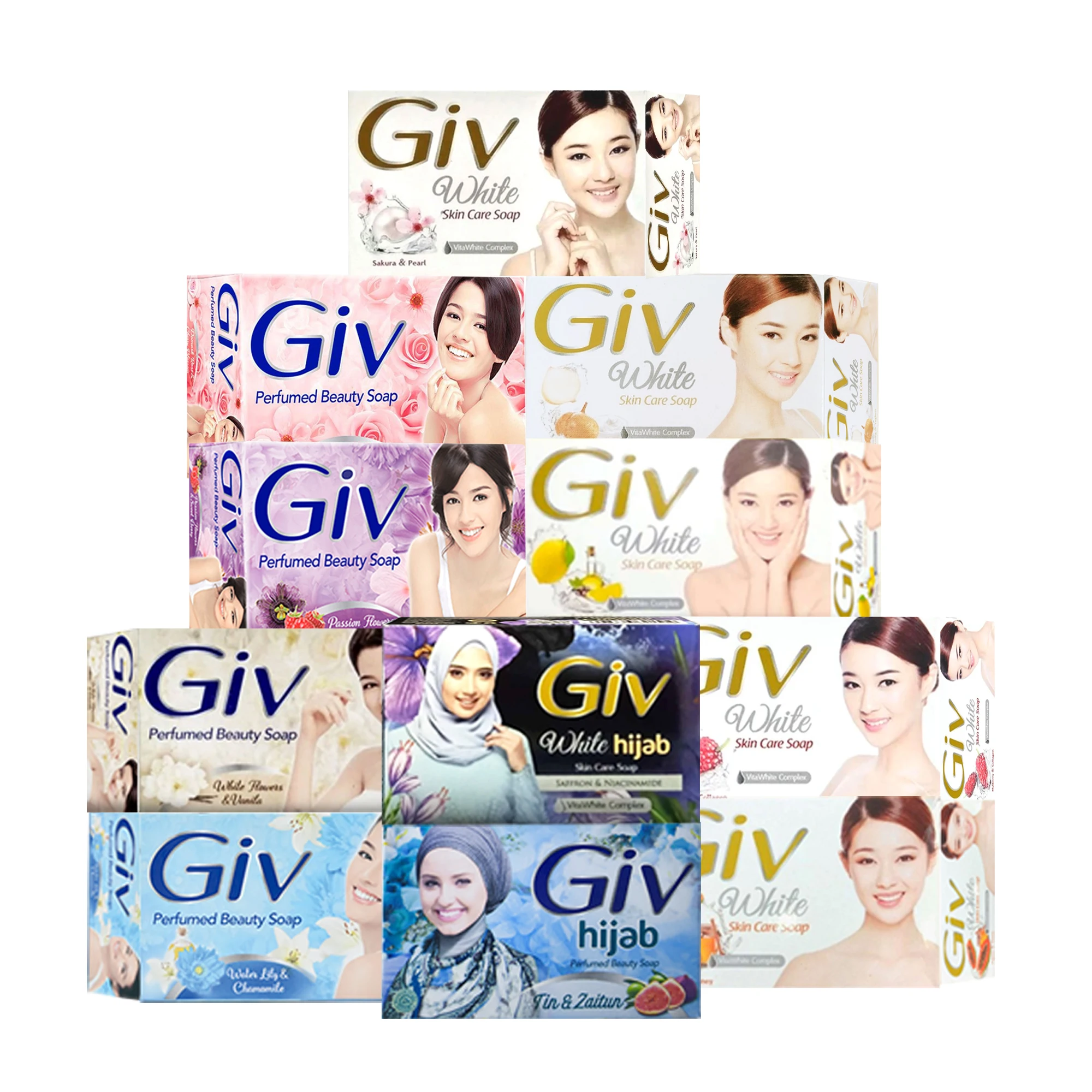 Affordable Price Gentle Cleansing Beauty Bar Soap for Soft and Healthy Skin Floral Fragrance GIV 72gr