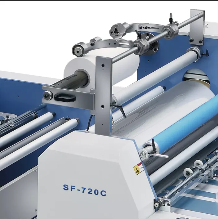 Semi Automatic Thermal Laminating Machine For Paper Bookcover And Poster SF- 720C/ 920C/ 1100C