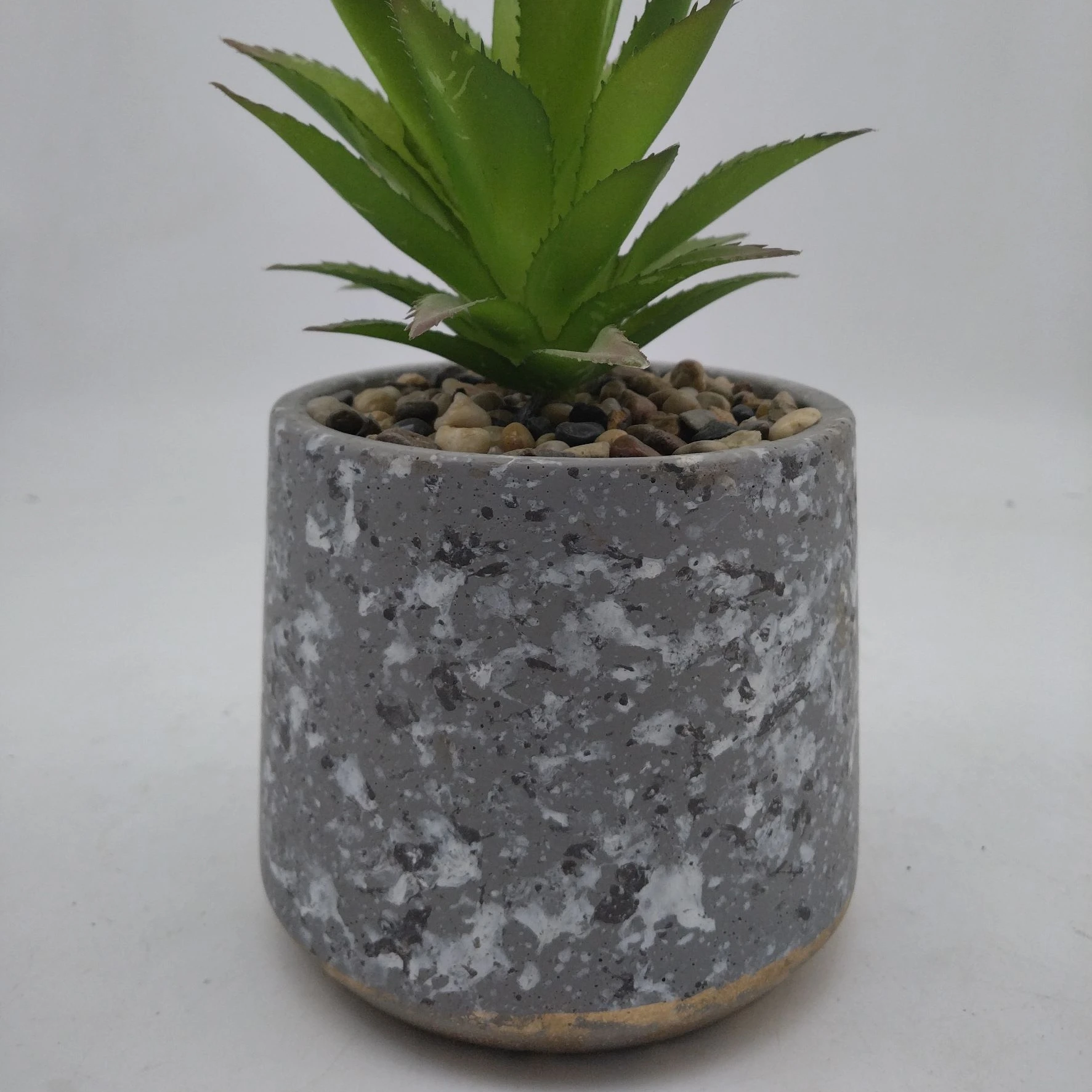 Customised Jesmonite Terrazzo Plant Pot Pen Pot Flower Pot With Matching Saucer Handmade Eco Friendly Houseplant Cacti Succule