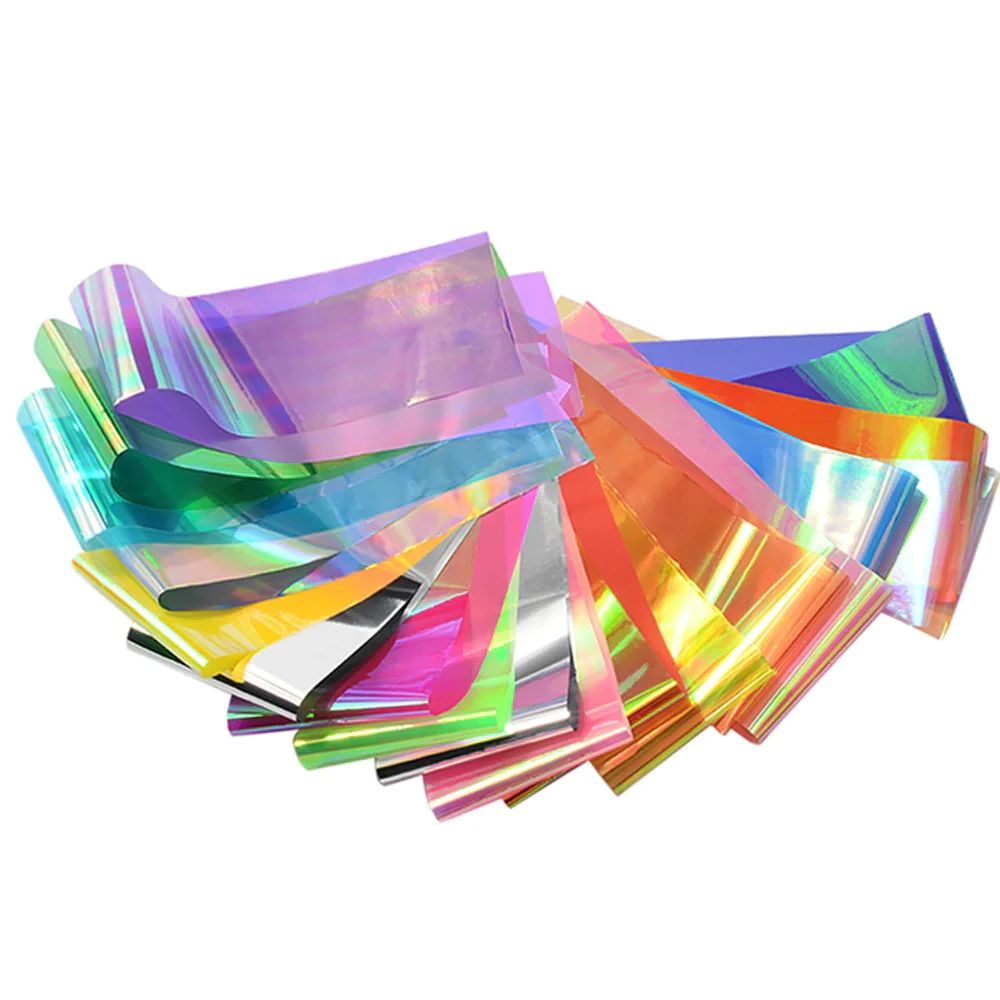 Lamination and Packaging Glass Decorative Red Blue Color Film Custom Print Rainbow Window Film