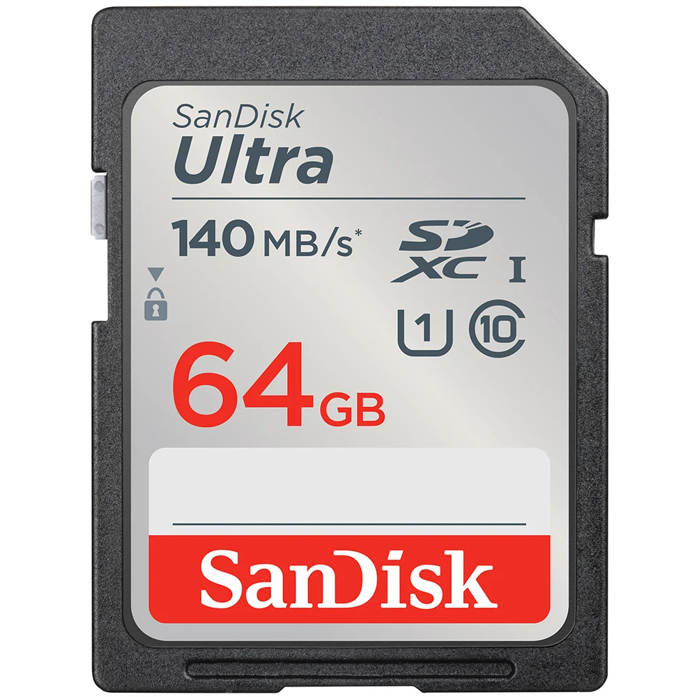 100% Оригинальный Sandisk SDSDUNB-064G-GN6IN SD карта для 64 ГБ R140