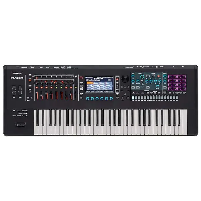NEW SALES Original For FANTOM-6 Music Workstation 61-key Semi-weighted Synthesizer Keyboard