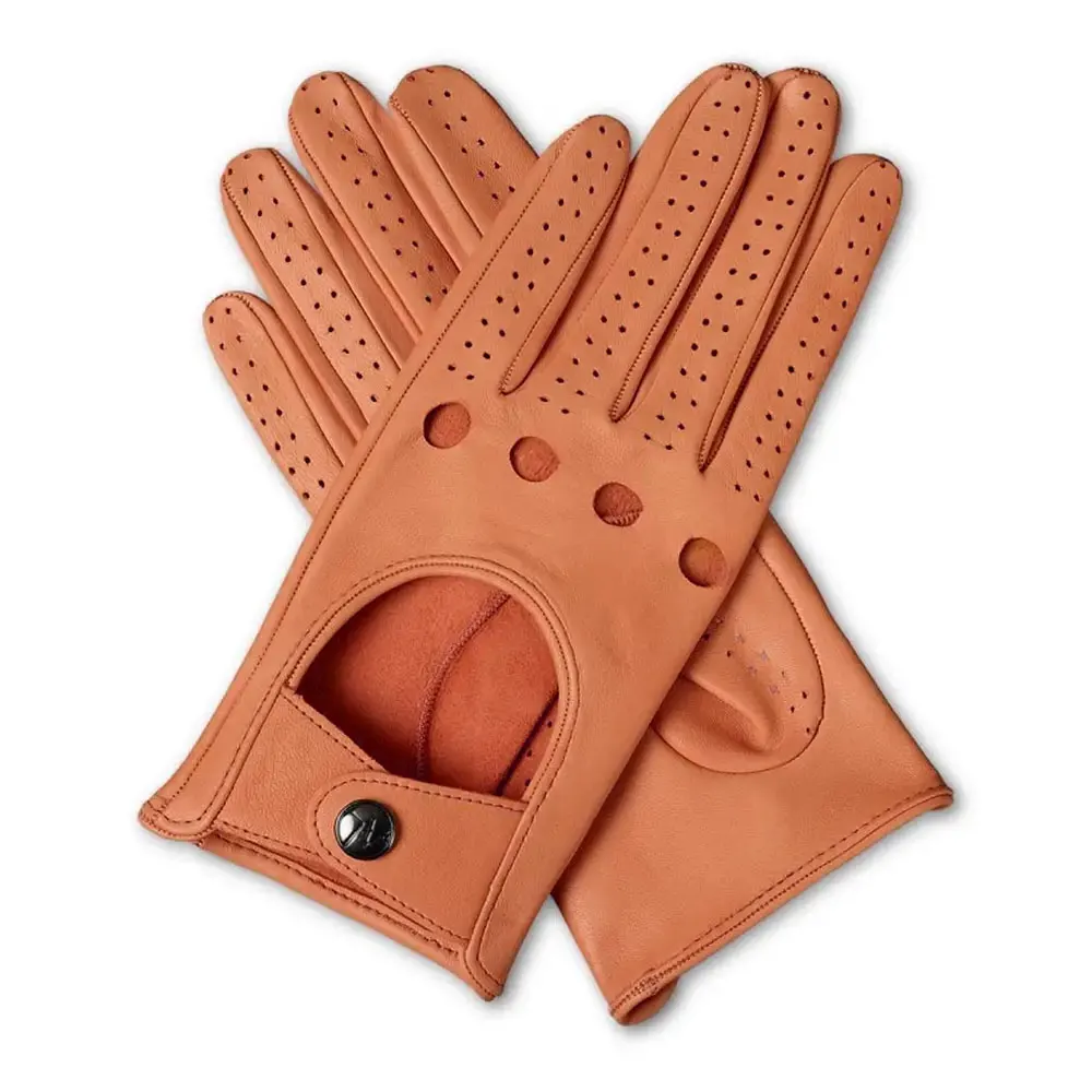Customized Logo Men Car Driving Gloves Full finger leather durable thick anti cut safety car driving gloves driver gloves