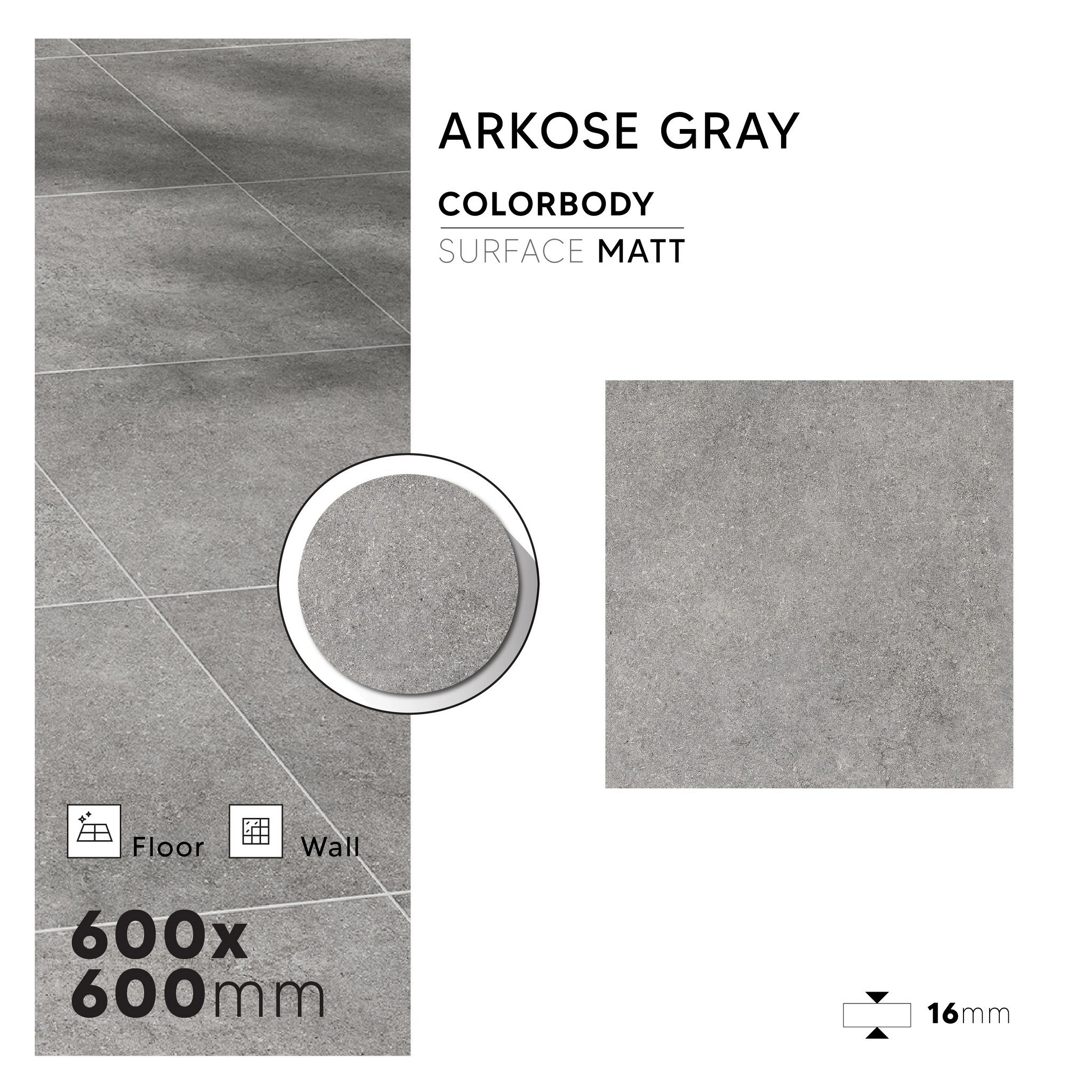 Magic Sliver Full Body Porcelain Tiles 60*60 cm Foshan Anti-Slip Tile Full Body 20mm Thick Exterior Porcelain Tiles 600*600 mm