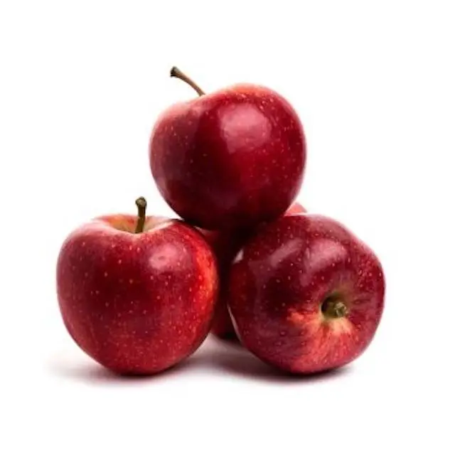 Bright Fresh-picked Red Delicious Apples
