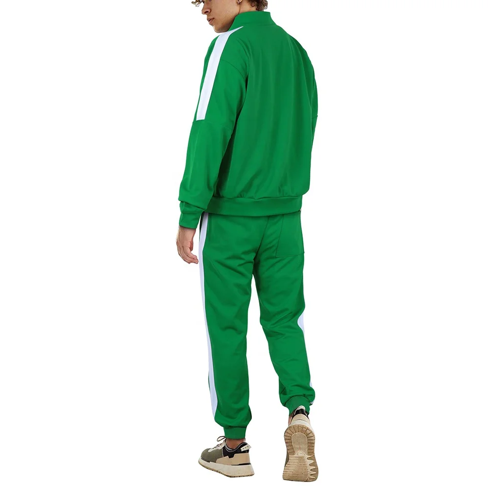 Apparel Processing Services For Men Tracksuit Full Zip Up Quick Dry Polyester Spandex Sportswear Joggers And Hoodie