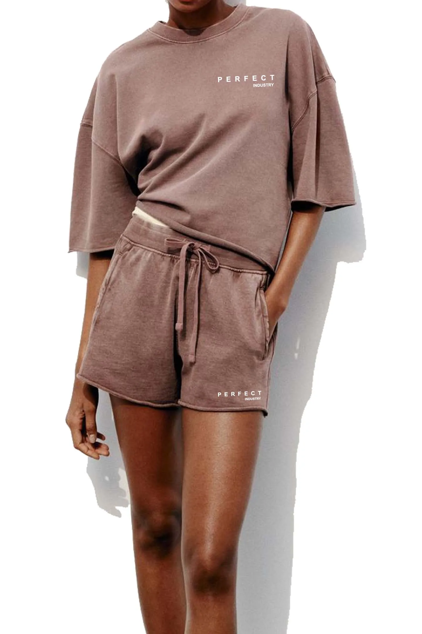 2024 New Ribbed Washed Effect Fabric Women Summer Shorts Sport Biker Shorts Pants Casual Hot Wearing Acid Wash Shorts Female