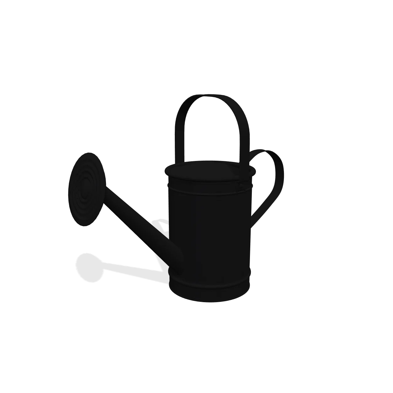 Iron Round Water Can Dead Matt Black Colour Metal Powder Coating Gear Up For Garden Weather With These Modern Watering Cans