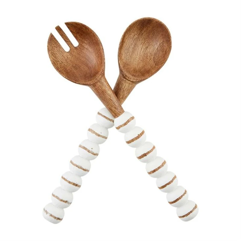 Flatware Set Restaurant Hotel Ware Tableware Solid Wooden Cooking Spoon Cutlery Set At Good Price Kitchenware Accessory