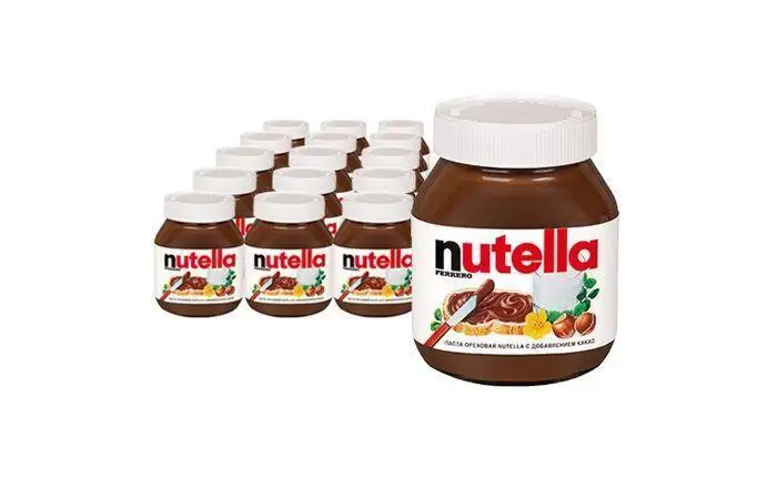 Цена по прейскуранту завода-изготовителя шоколада NUTELLA 750 230g 350g 400g 600g 800g 850g гр дешевые продавцов высокого качества