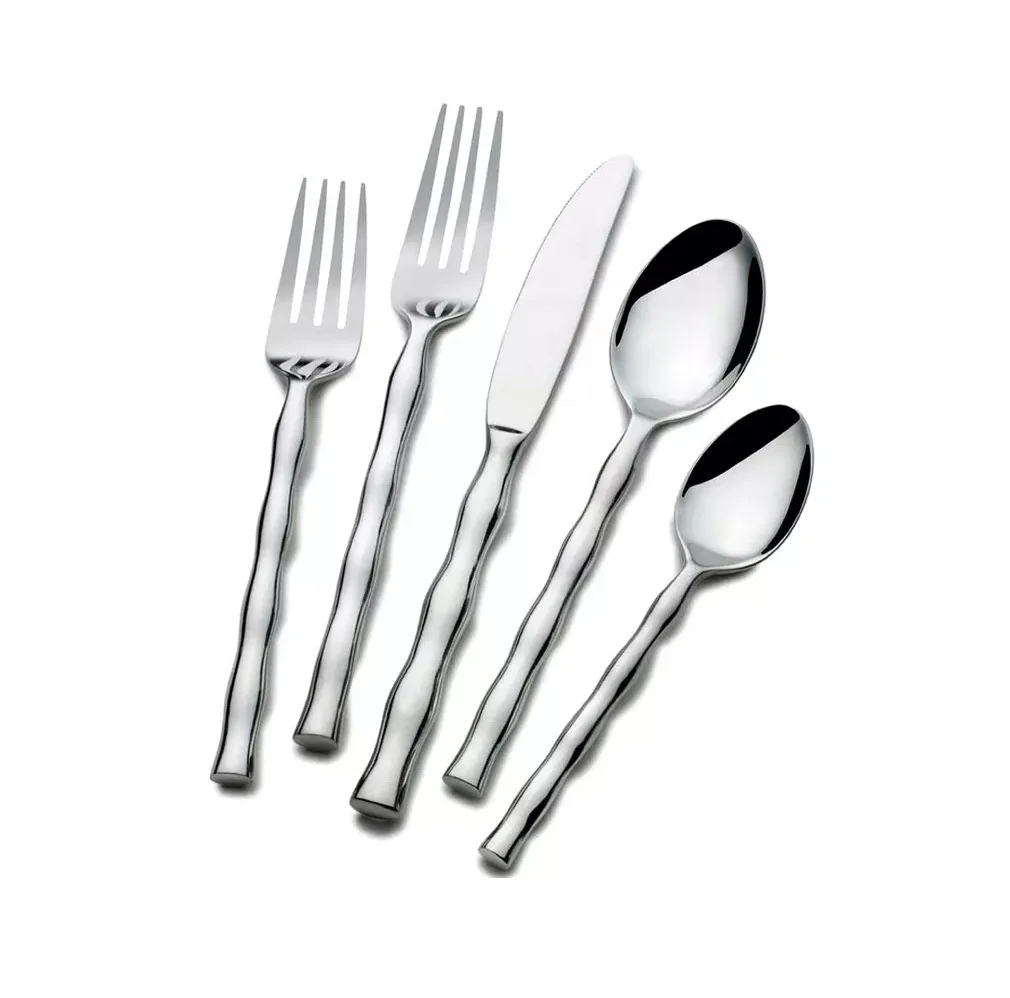 New Design Metal Cutlery Set New Metal Flatware Set of 4 New Metal Flatware In Wholesale Price New Spoon And Fork
