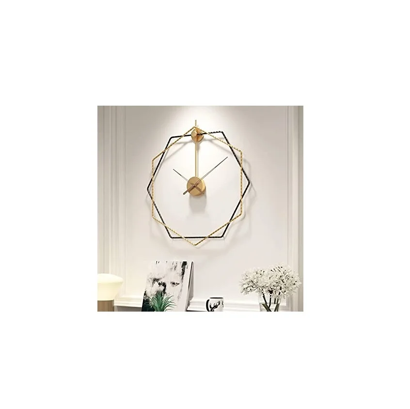 Luxury Casted Metal Wall Clocks Designer Wholesale Metal Antique Home Wall Office Room decorative Clocks for sale