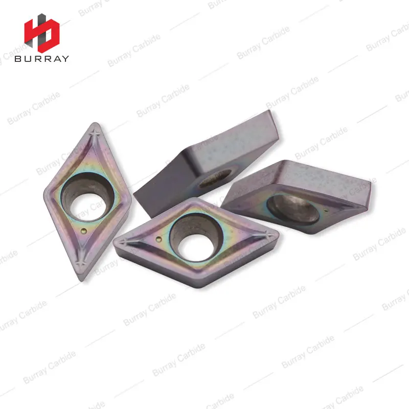 DCMT070204-SM High hardness Semi-finishing and Finish Turning Carbide Inserts for Steel and Stainless Steel with Positive Rake