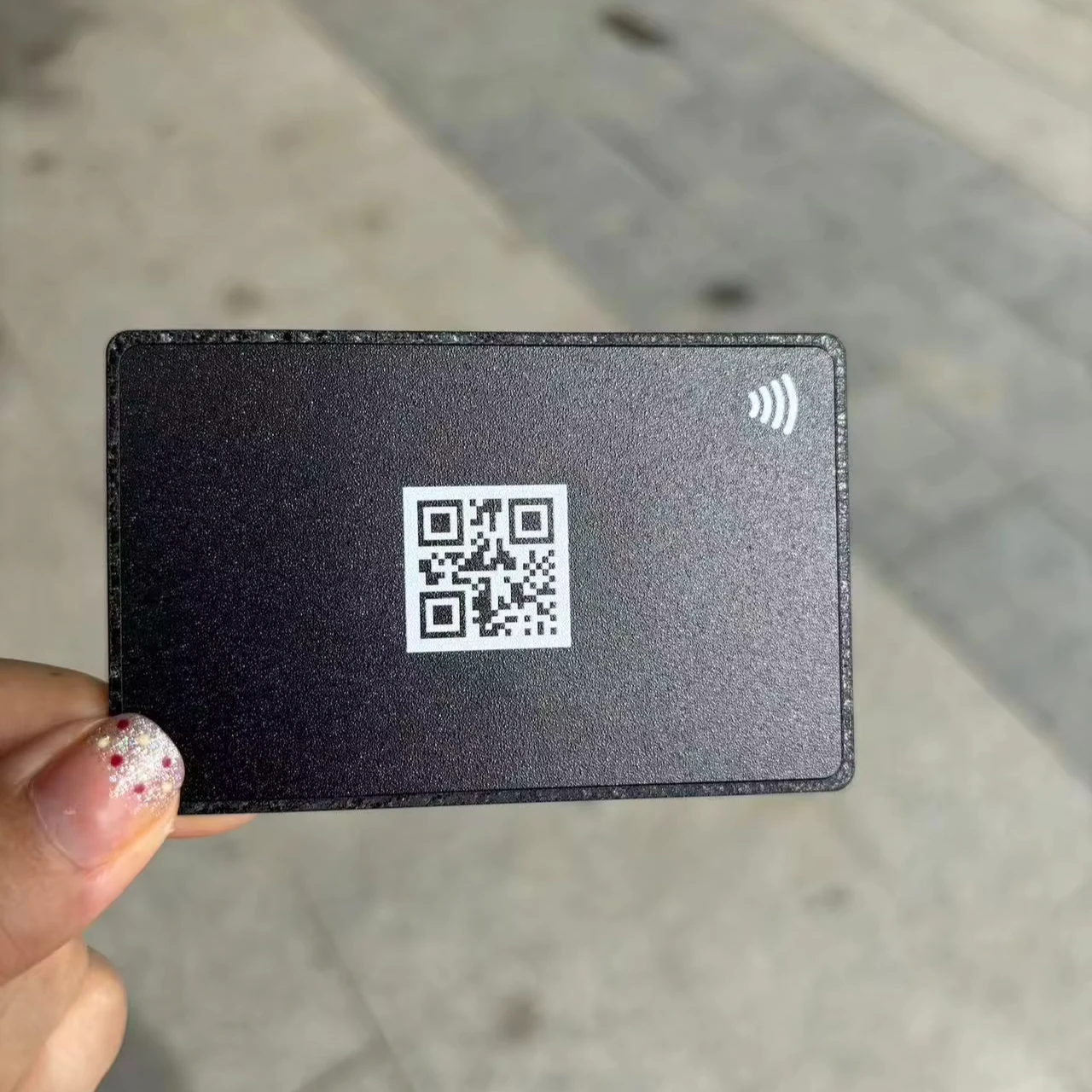Пользовательские Роскошные Nfc/rfid бизнес-смарт-карты для мобильного телефона Индукционная Бесконтактная карта Nfc металлическая NFC карта с QR-кодом